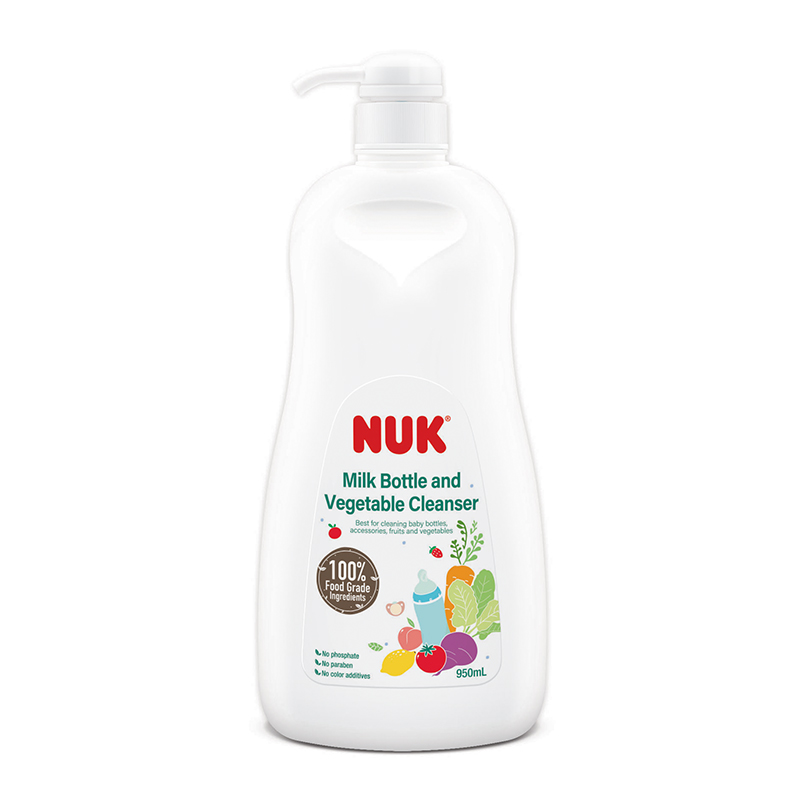 NUK Milk Bottle and Vegetable Cleanser 950ml | 100% Food Grade Ingredients